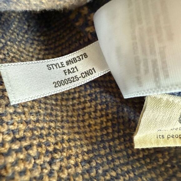 NWOT Madewell Bayberry Cardigan Sweater in Buffalo Check Beige Blue $110 XS - Picture 10 of 10